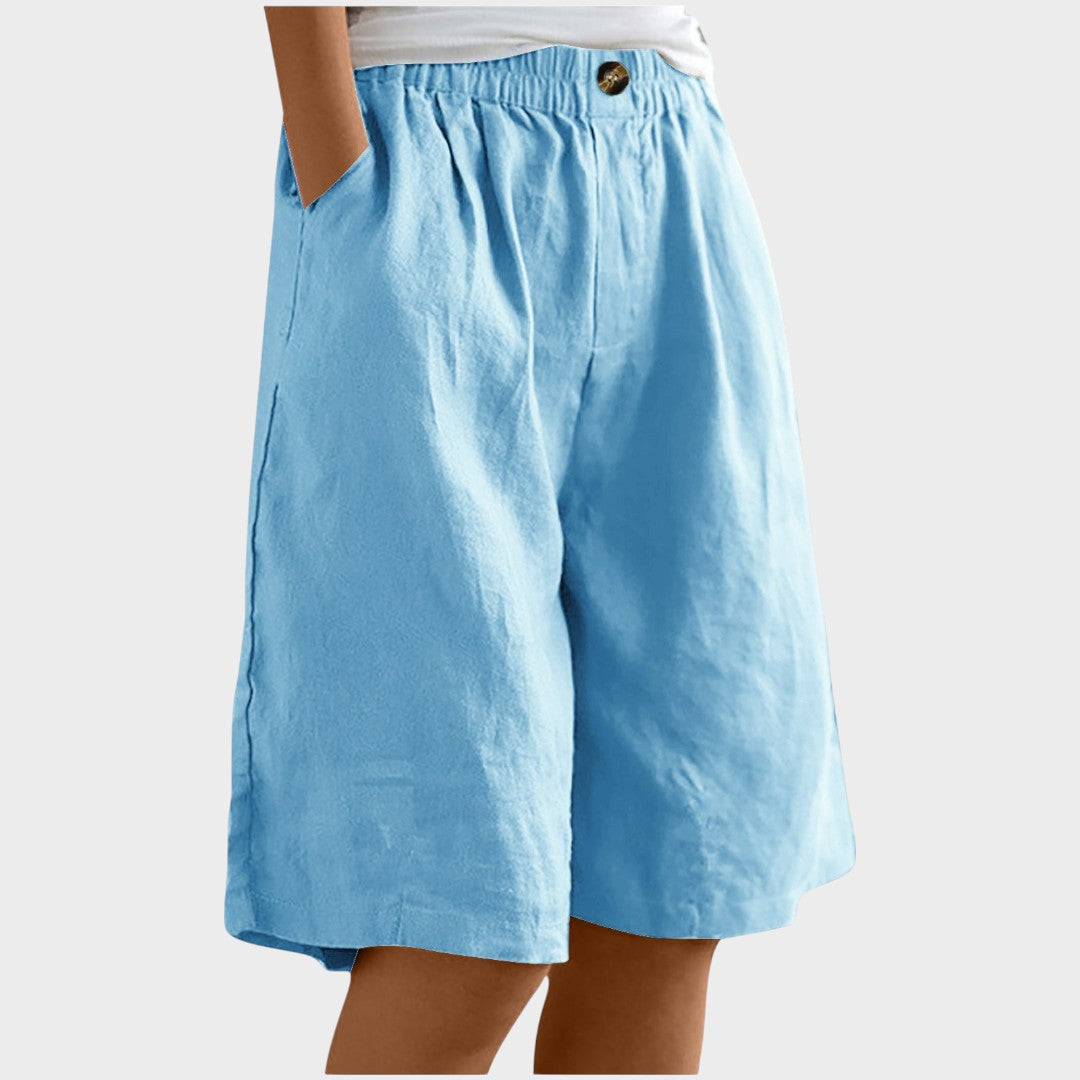 Granada Essence | Pantalones cortos de lino Medianos