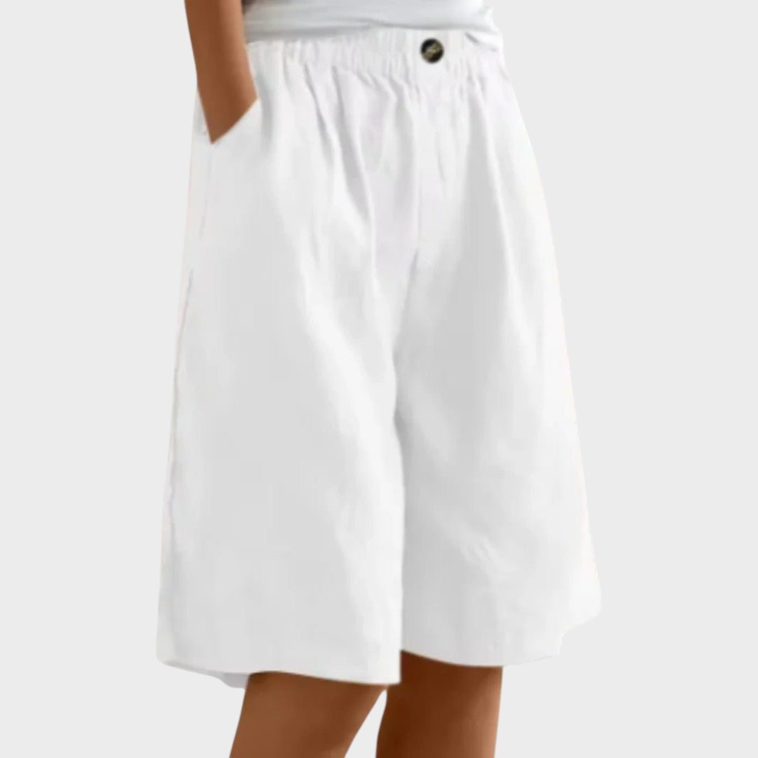 Granada Essence | Pantalones cortos de lino Medianos