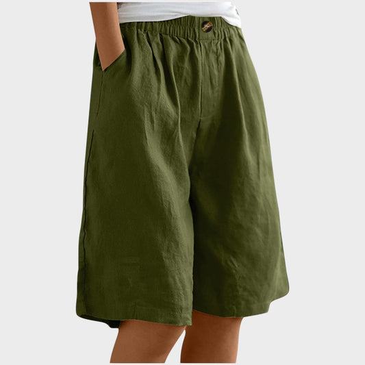 Granada Essence | Pantalones cortos de lino Medianos