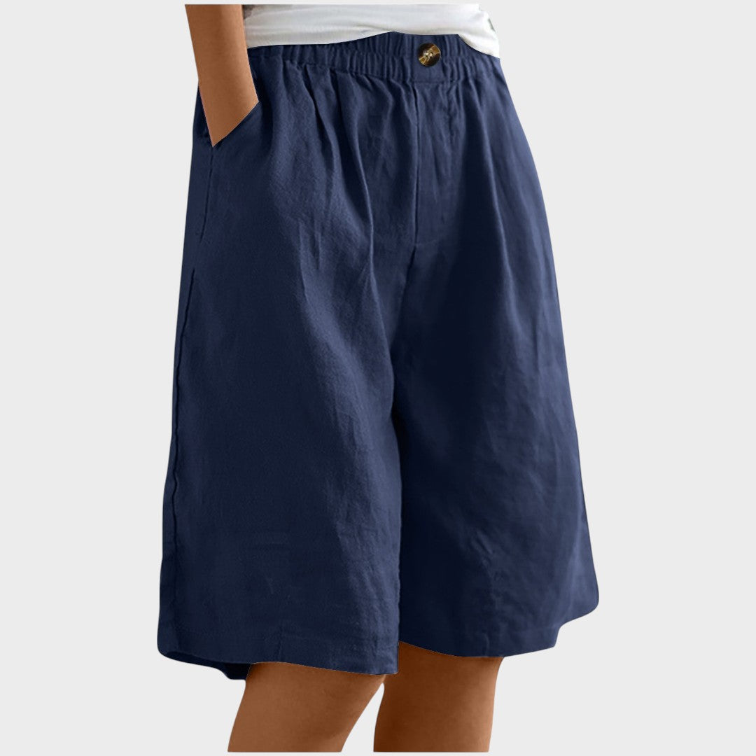 Granada Essence | Pantalones cortos de lino Medianos