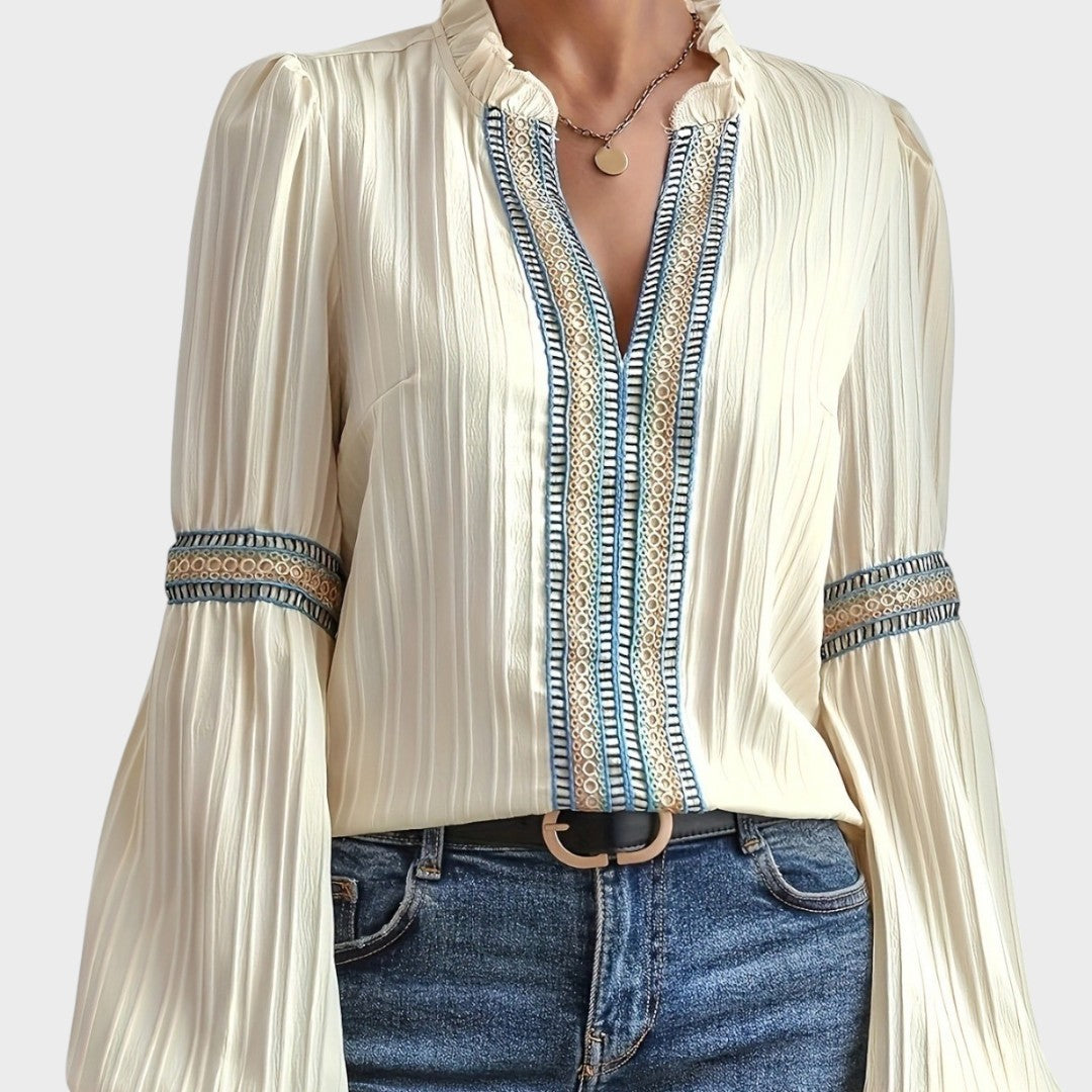 Granada Essence | Blusa vintage con cuello en V