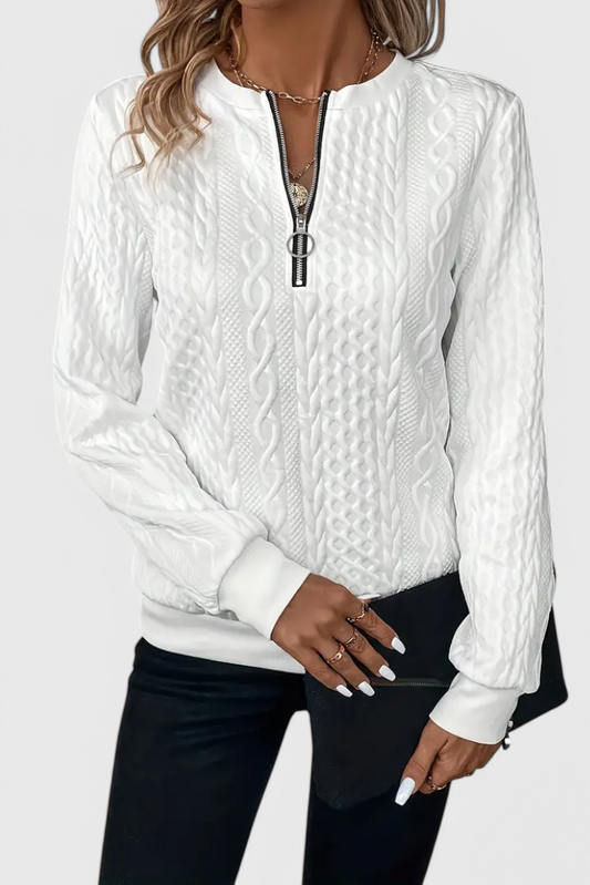 Granada Essence | Jersey de Punto con Cremallera Suave