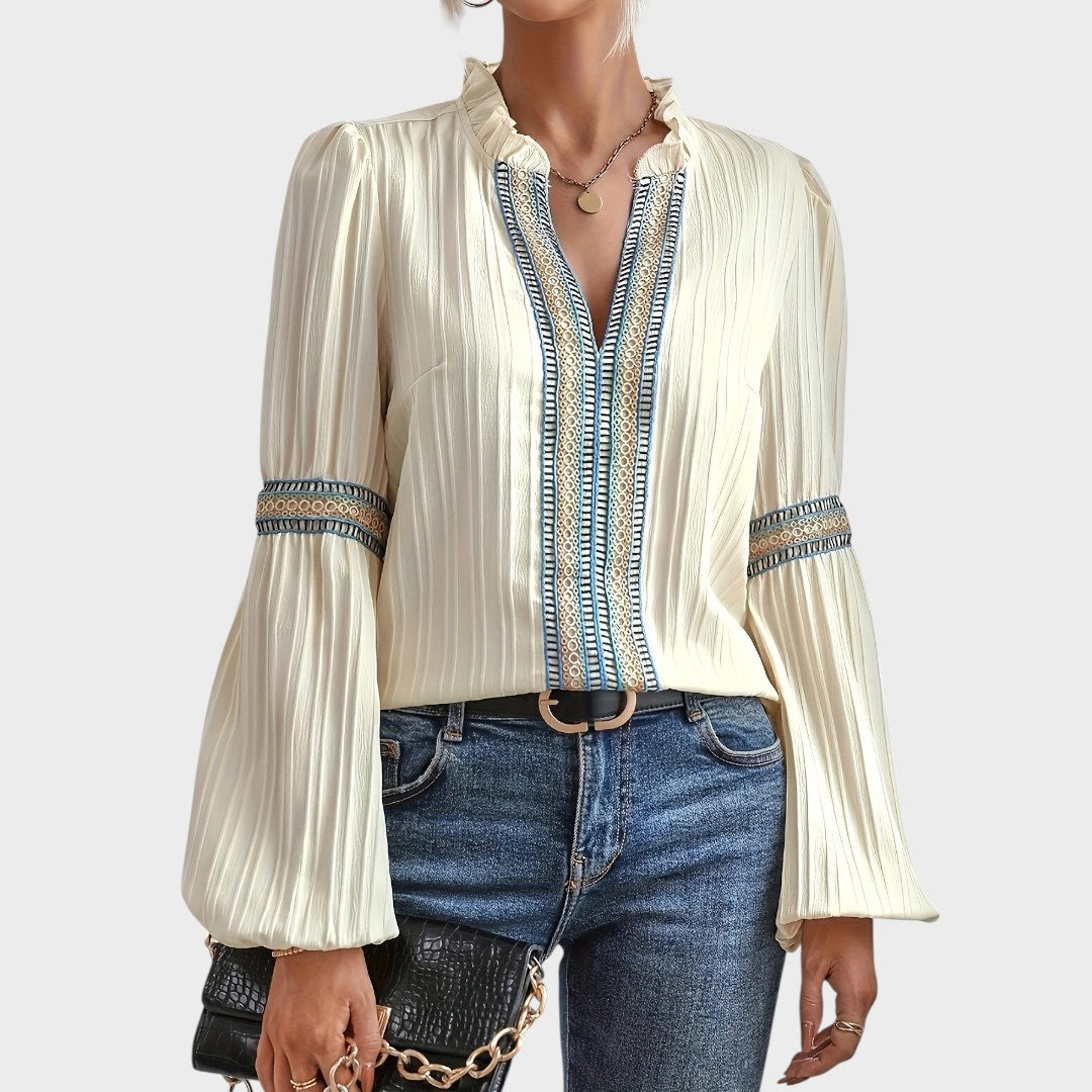 Granada Essence | Blusa vintage con cuello en V