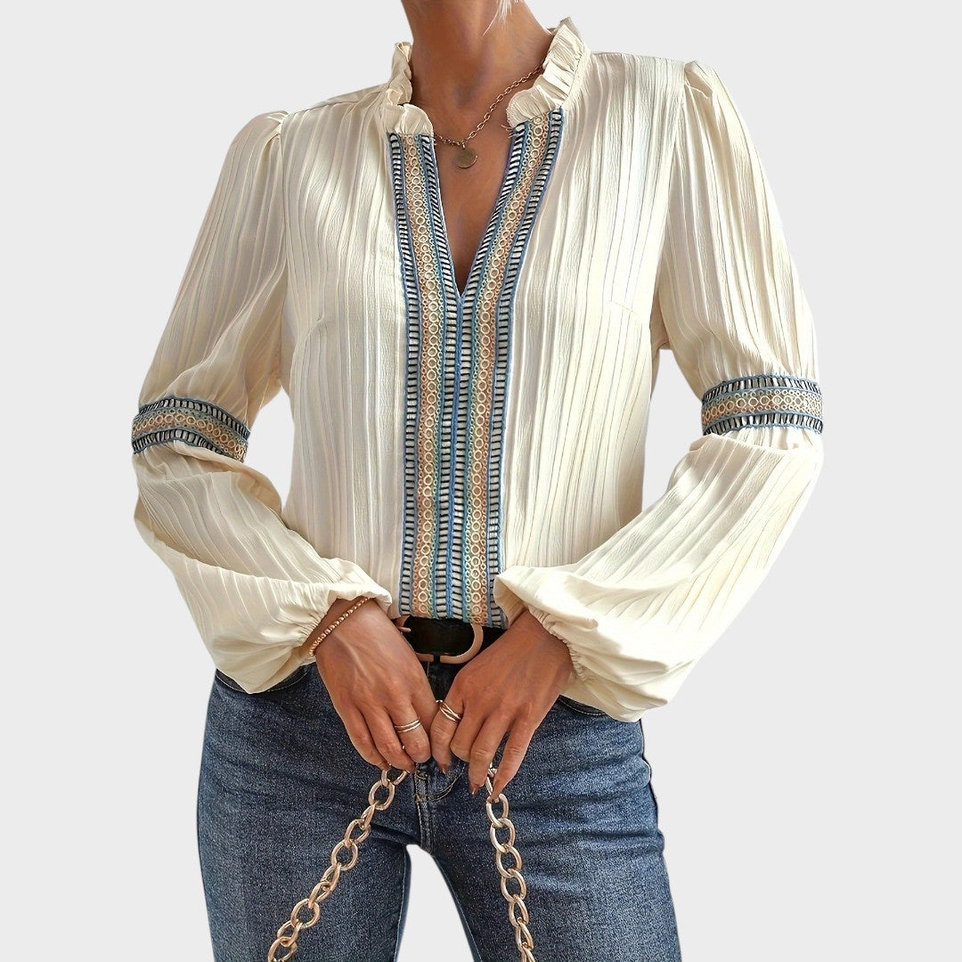 Granada Essence | Blusa vintage con cuello en V